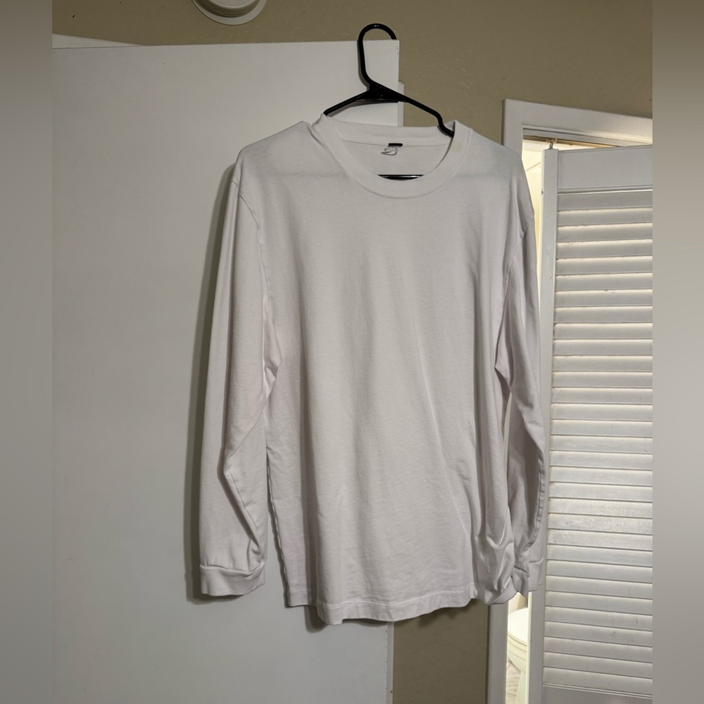 Lululemon White Long Sleeve Shirt